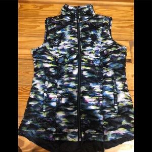 Tangerine puffer vest